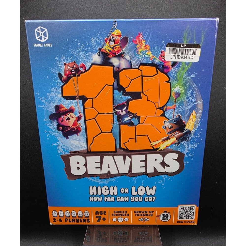 13 Beavers High Or Low Board Game By Format Games Age 7+ Family & Friends